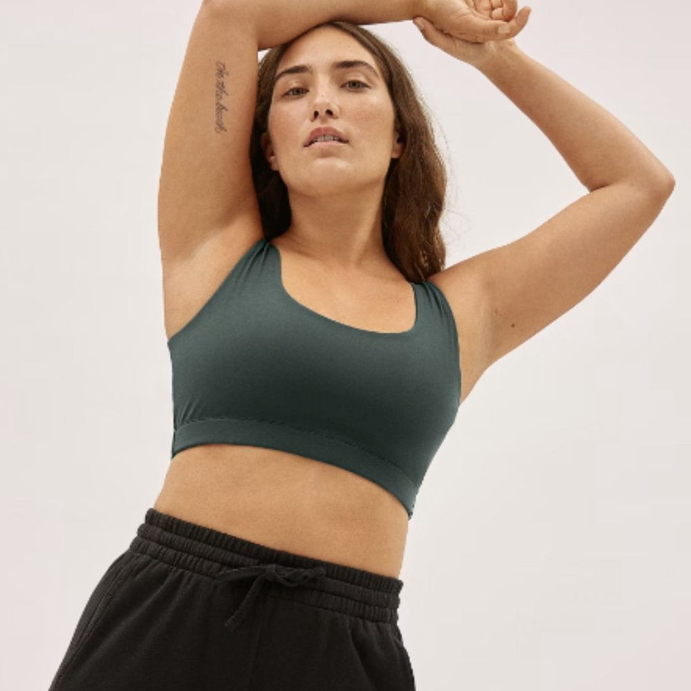 Everlane Performance Sports Bra XXL in fern